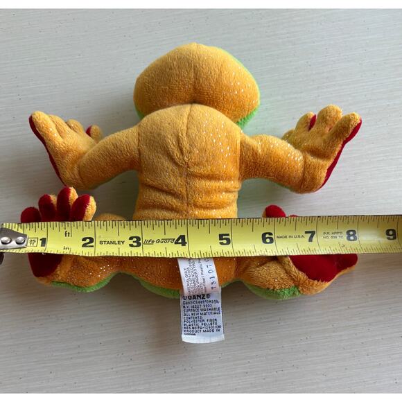 Ganz Webkinz Sparkly Tree‎ Frog Plush Stuffed Animal Green Orange No Code
EUC - Picture 9 of 9